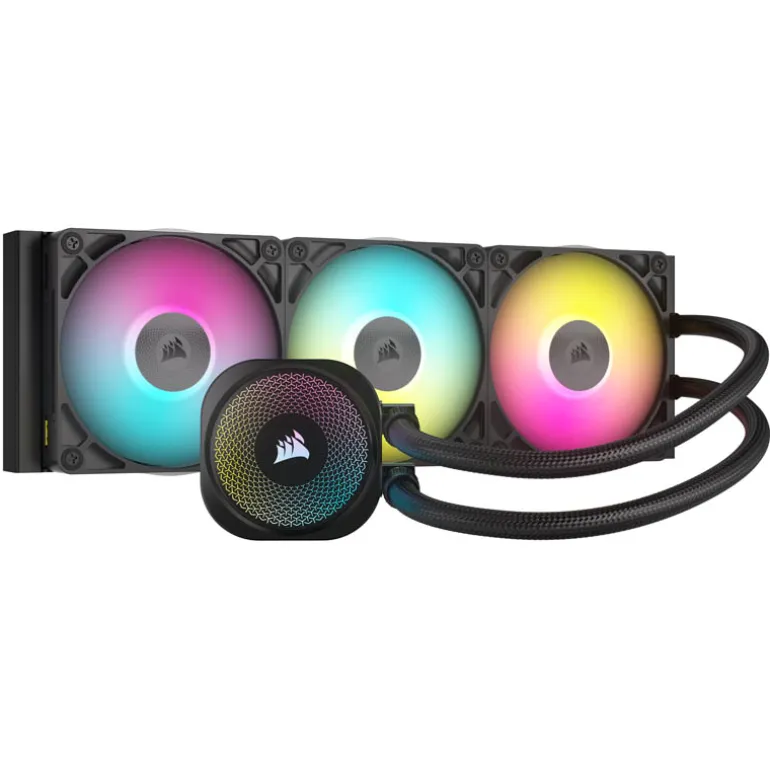 Kit Refrigeración Líquida Corsair iCUE LINK TITAN 360 RX RGB Negro