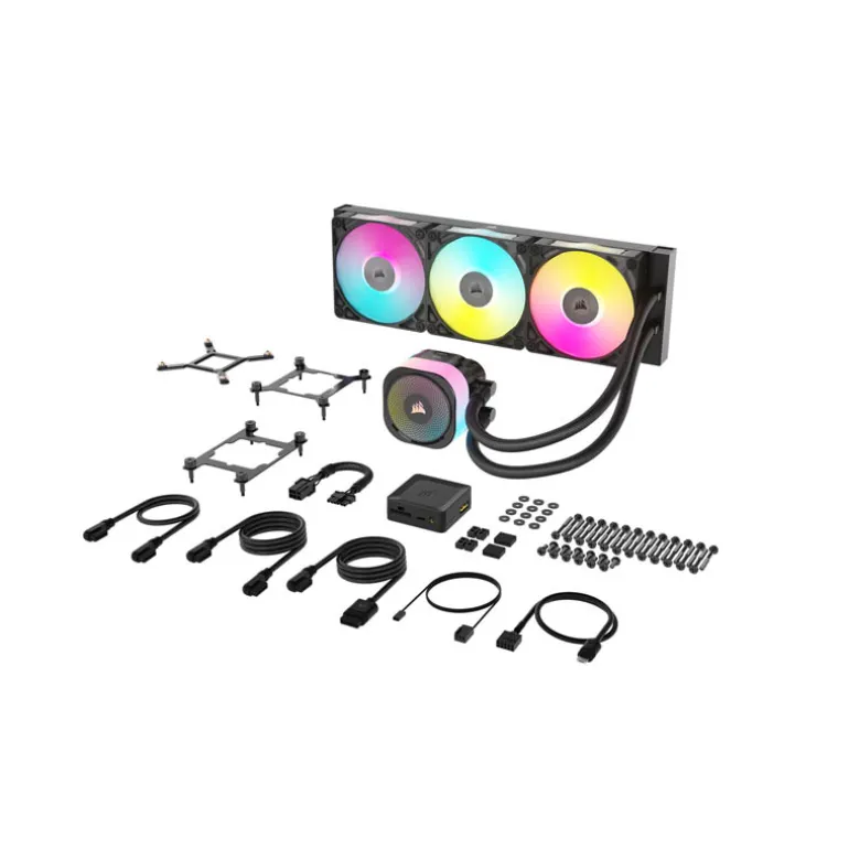 Kit Refrigeración Líquida Corsair iCUE LINK TITAN 360 RX RGB Negro