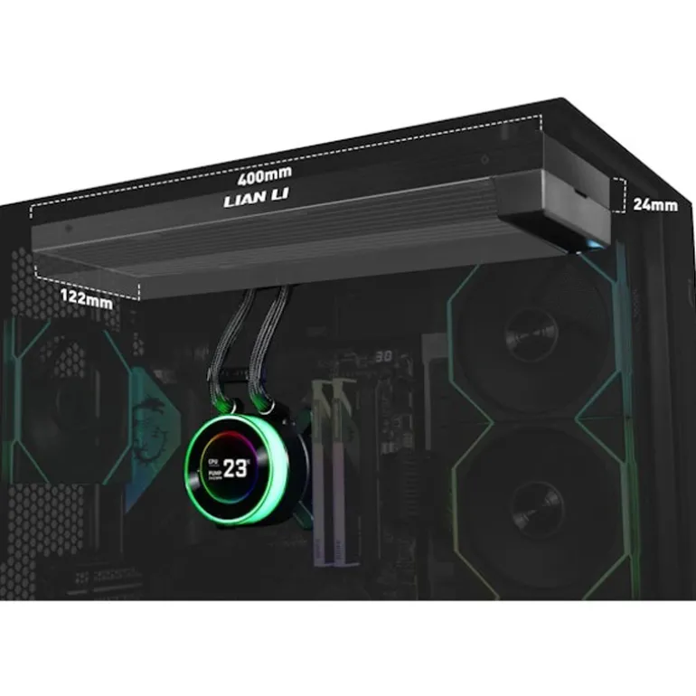 Kit Refrigeración Líquida Lian Li HydroShift II LCD 360 Negro