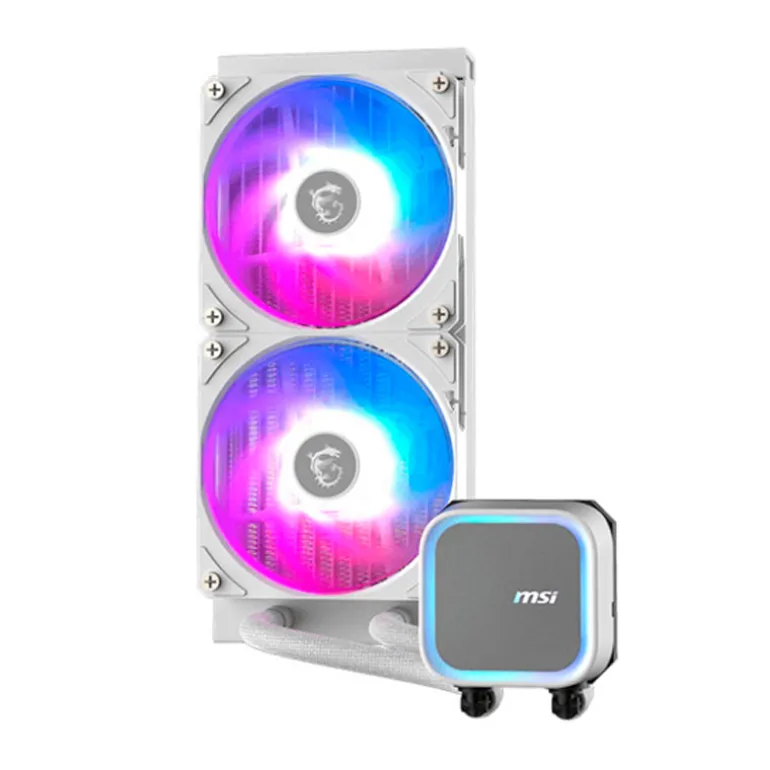 Kit Refrigeración Líquida MSI MAG CORELIQUID A13 ARGB 240 Blanco