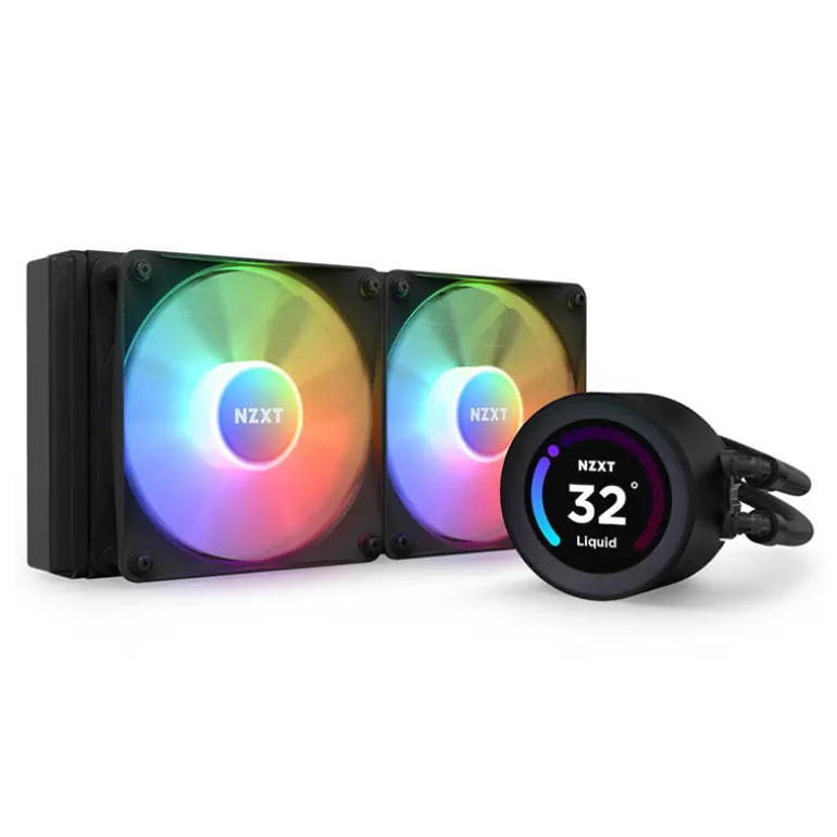 Kit Refrigeración Líquida NZXT Kraken Elite 240 RGB LCD Display Negro