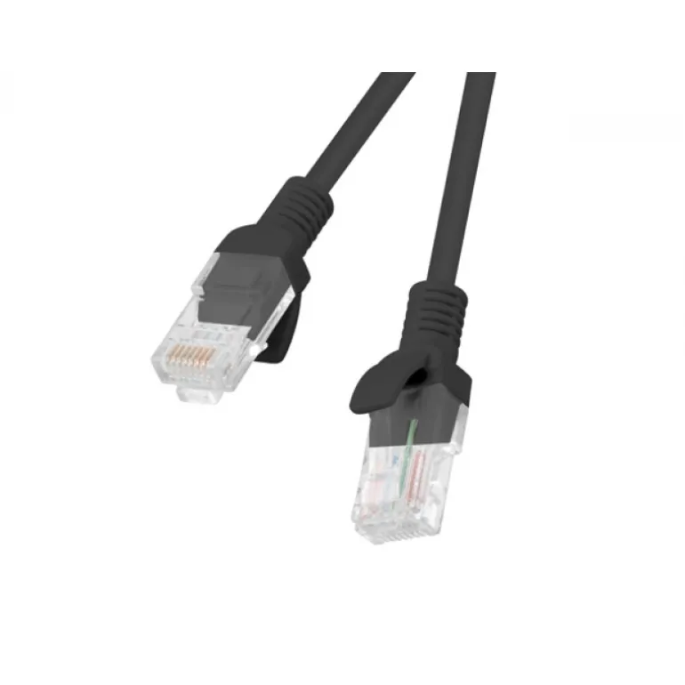 Lanberg PCU5 RJ45 UTP Cat 5E 1m Negro - Cable Red