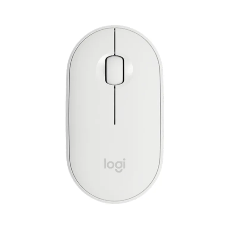 Logitech Pebble M350 Óptico Inalámbrico 1000 Dpi Blanco - Ratón
