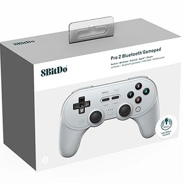 Mando 8BitDo Pro 2 Wireless Multiplataforma Gris