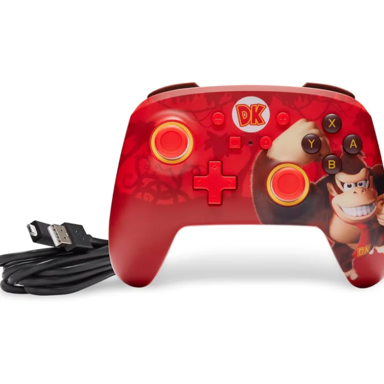 Mando PowerA Donkey Kong Flex Wired Para Nintendo Switch