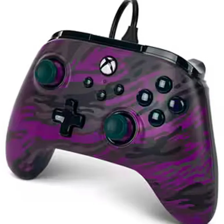 Mando PowerA Purple Camo Wired Para Xbox Series X/S