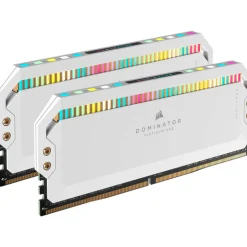 Memoria DDR5 Corsair Dominator Platinum 64GB 2x32GB 5200MHz CL40 Blanco