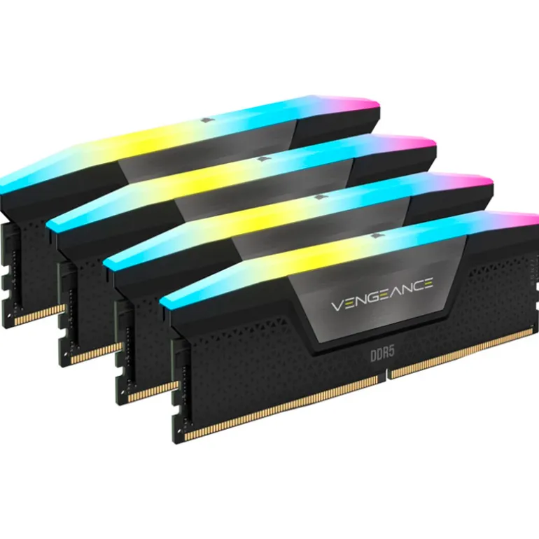 Memoria DDR5 Corsair Vengeance RGB 32GB 2x16GB 6200MHz CL36 XMP Negro