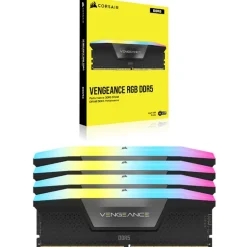 Memoria DDR5 Corsair Vengeance RGB 32GB 2x16GB 6200MHz CL36 XMP Negro