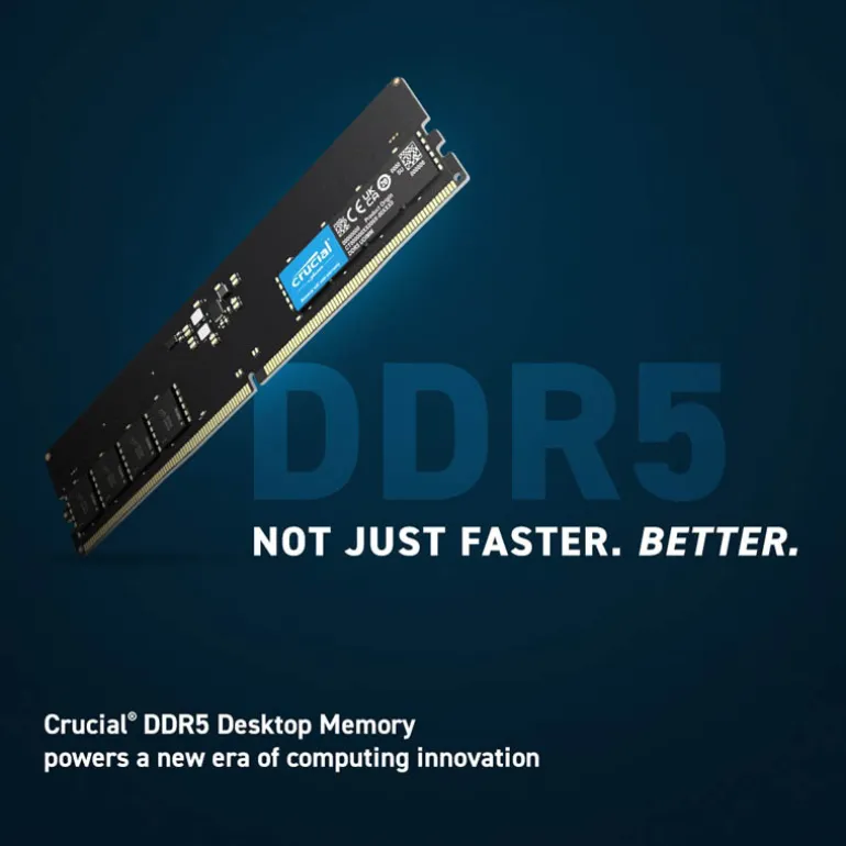 Memoria DDR5 Crucial CT2K16G56C46U5 32GB 2x16GB 5600MHz CL46 XMP