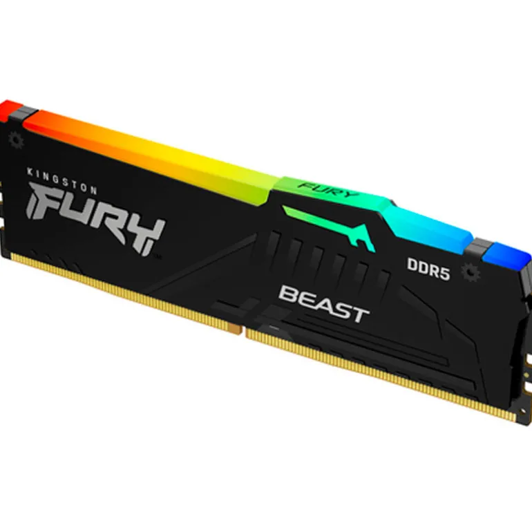 Memoria DDR5 Kingston Fury Beast RGB 32GB 1x32GB 5600MHz CL36 EXPO-XMP
