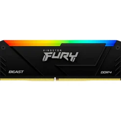 Memoria DDR4 Kingston Fury Beast RGB 16GB 1x16GB 3200MHz CL16 XMP Negro