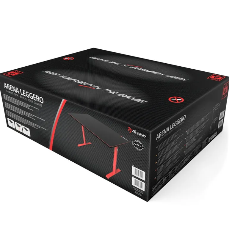 Mesa Gaming Arozzi Arena Leggero Rojo