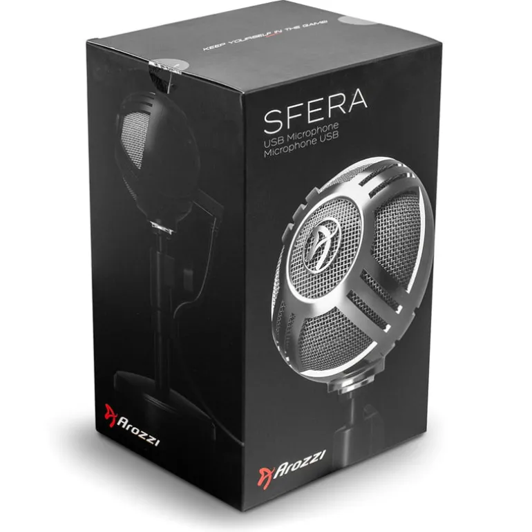 Micrófono Arozzi Sfera Streaming Blanco