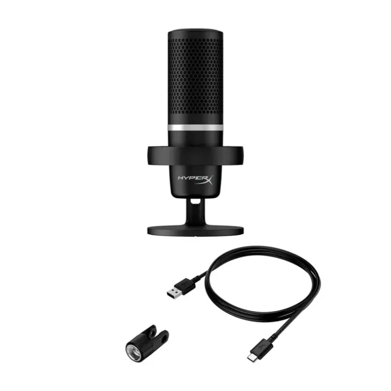 Micrófono HyperX DuoCast RGB Negro