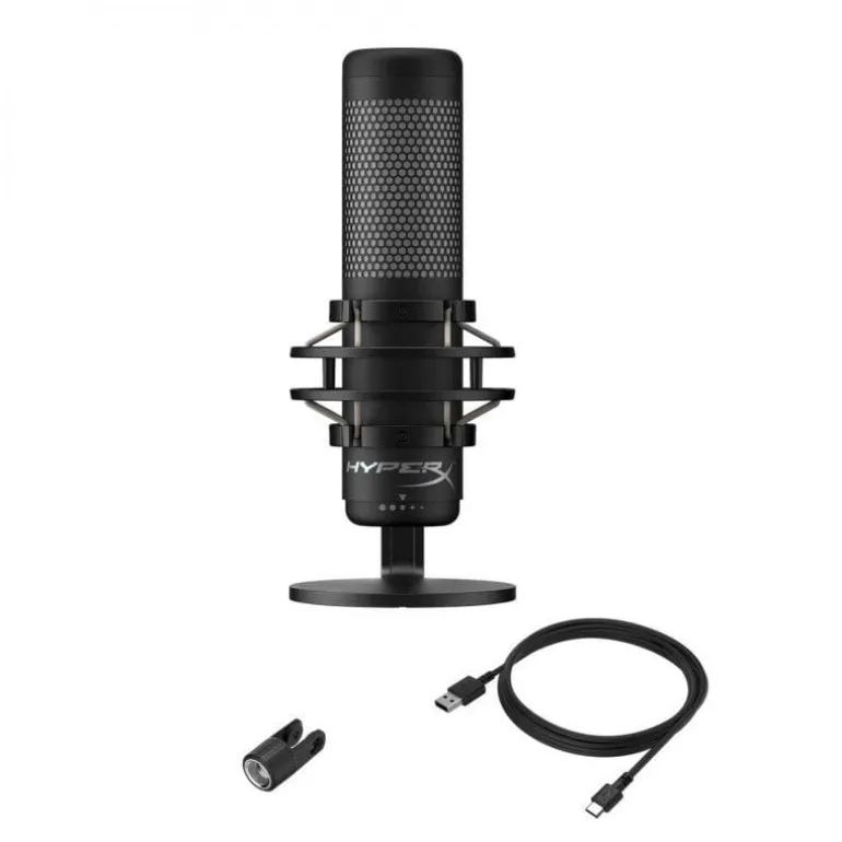 Micrófono HyperX QuadCast S Negro