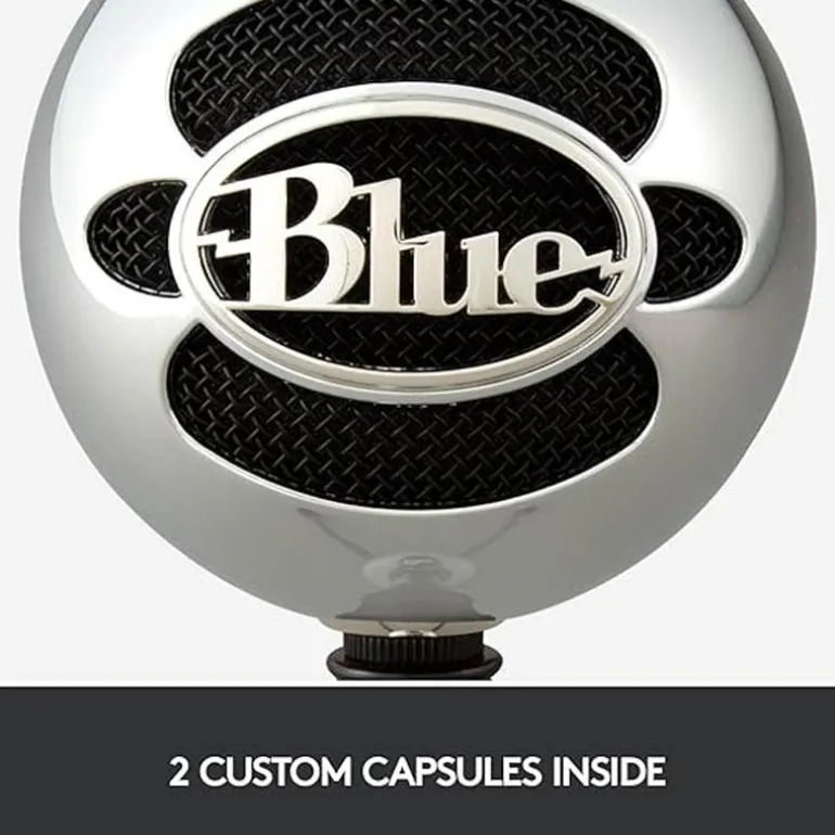Micrófono Logitech Blue SnowBall USB Aluminio