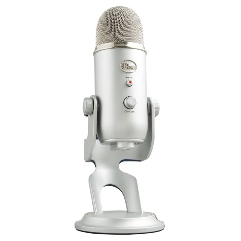 Micrófono Logitech Blue Yeti USB Plata