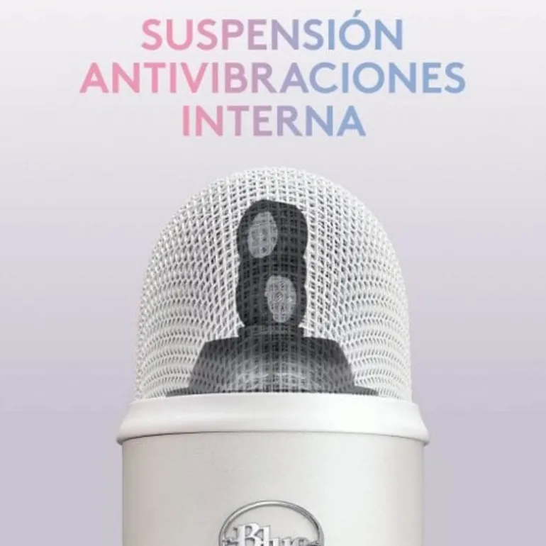 Micrófono Logitech Blue Yeti USB Blanco Mist