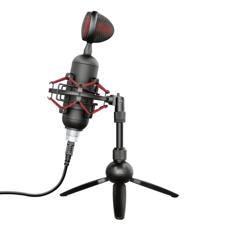 Micrófono Trust GXT 244 Buzz Con Soporte USB Negro