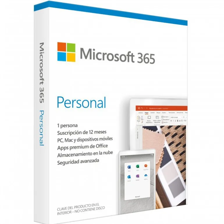 Microsoft 365 Personal PC / Mac 1 Licencia 1 Año - Software