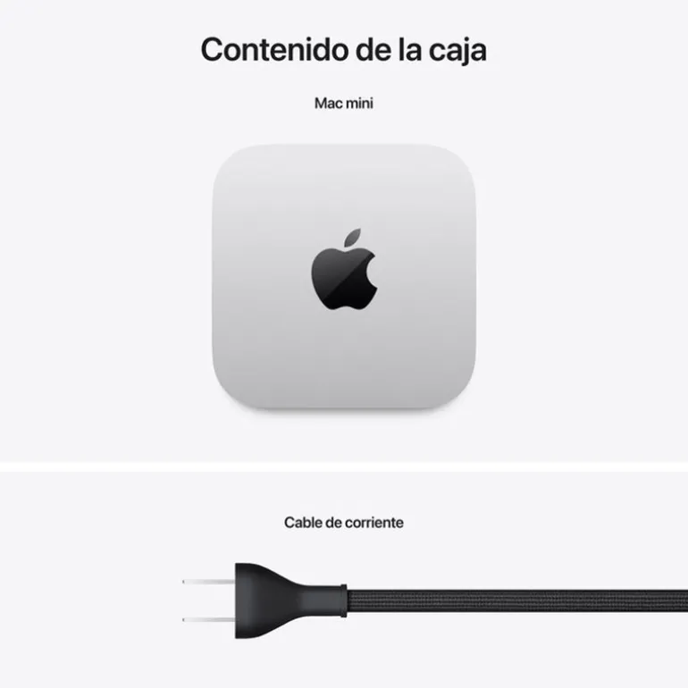 Mini PC Apple Mac Mini M4 Pro 24GB 512GB macOS Plata