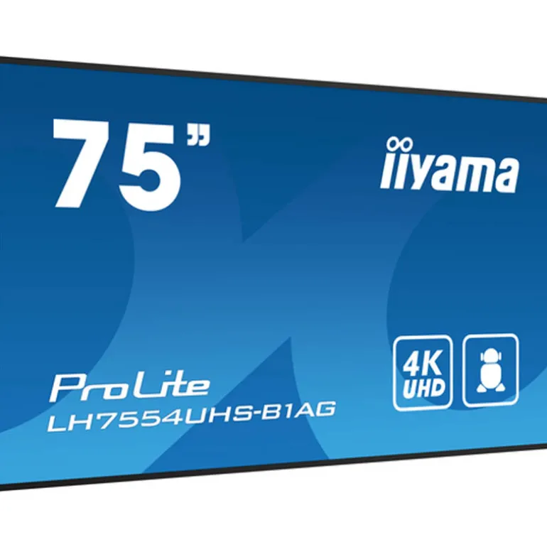 Monitor iiyama LH7554UHS-B1AG 75" 4K UHD IPS