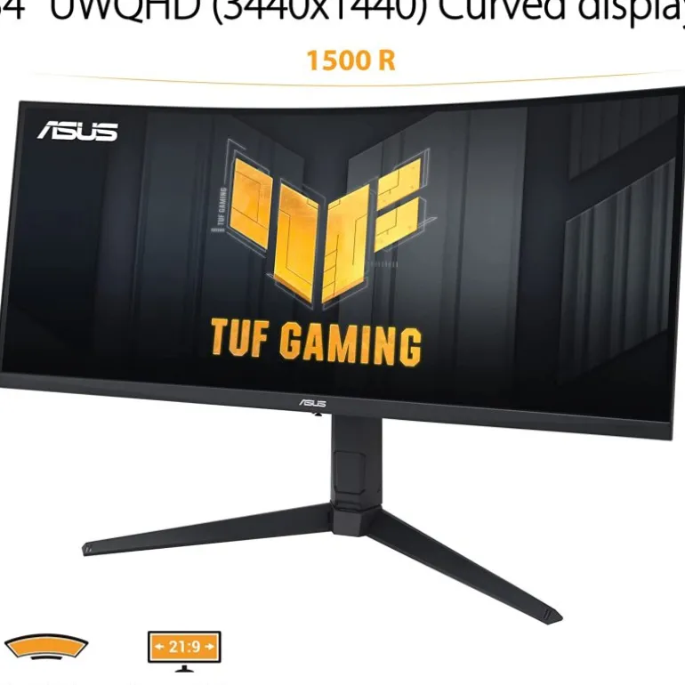 Monitor Asus TUF VG34VQEL1A 34" VA WQHD 100Hz Curvo
