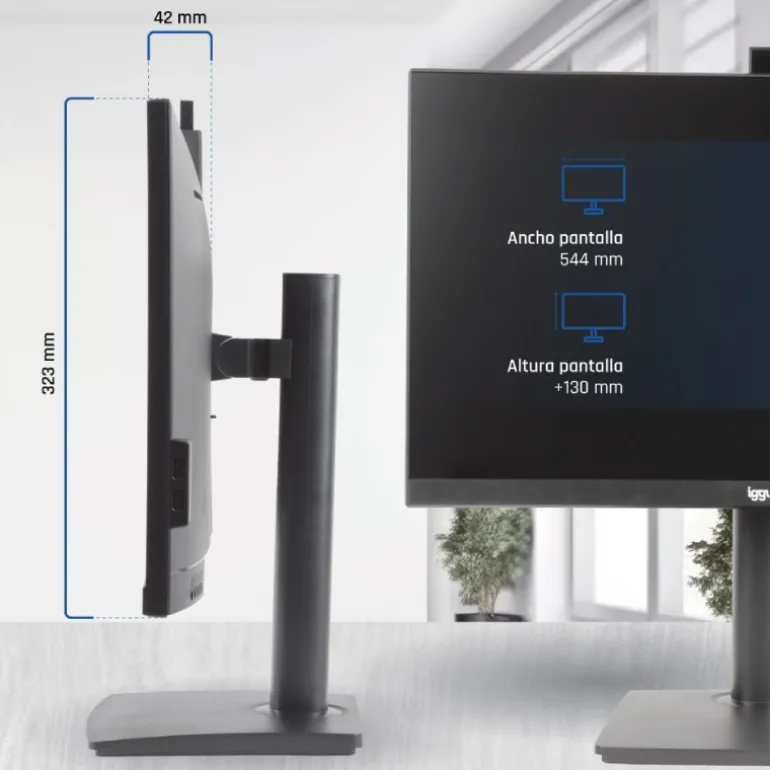 Monitor iggual Webcam 24" FHD IPS 120Hz 1ms