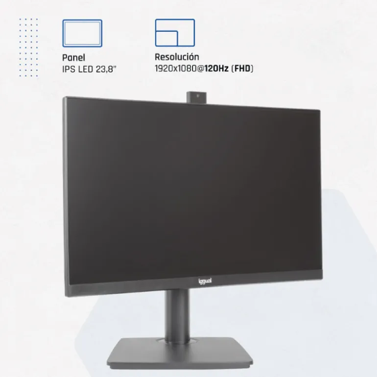 Monitor iggual Webcam 24" FHD IPS 120Hz 1ms