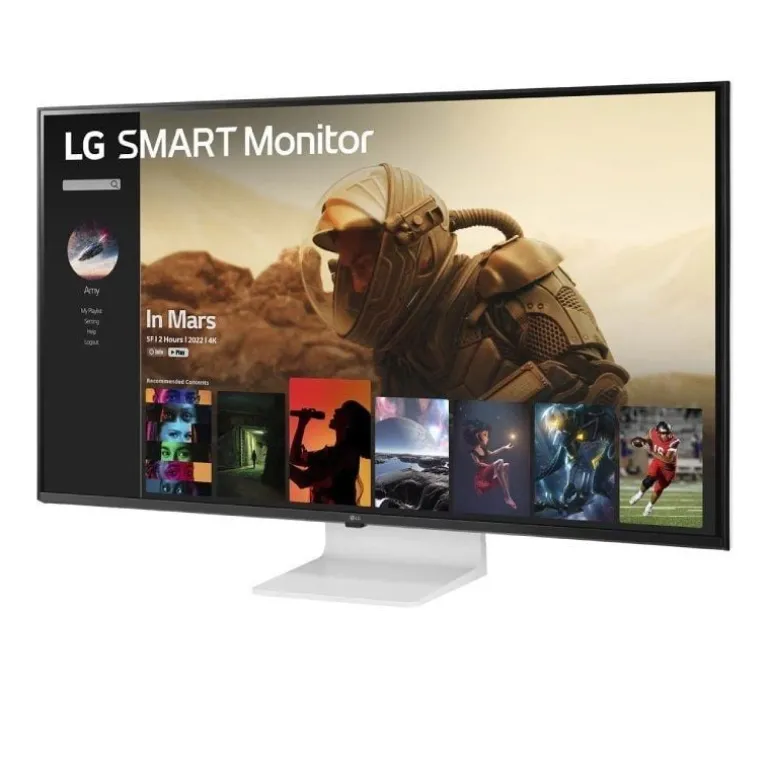 Monitor LG 43SQ700S-W 43" UHD 4K IPS 60Hz 15ms HDR10 Blanco