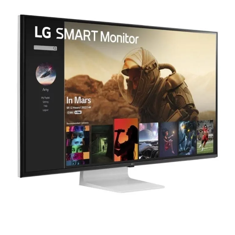 Monitor LG 43SQ700S-W 43" UHD 4K IPS 60Hz 15ms HDR10 Blanco