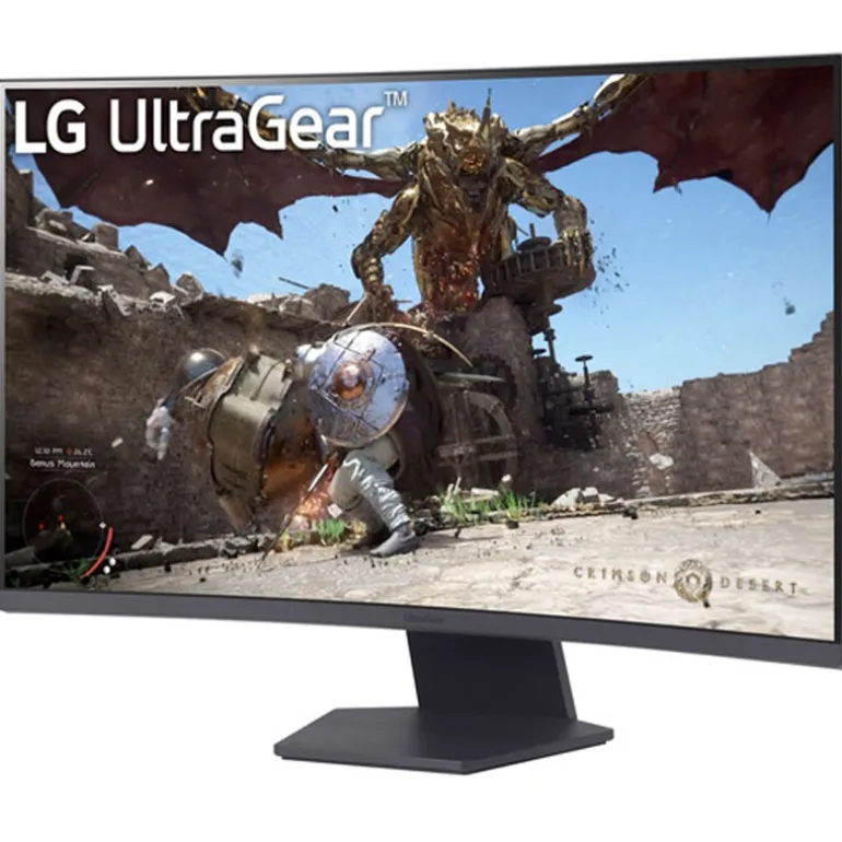 Monitor LG UltraGear 32GS60QC-B 32" QHD 2K VA 180Hz 1ms HDR FreeSync Curvo