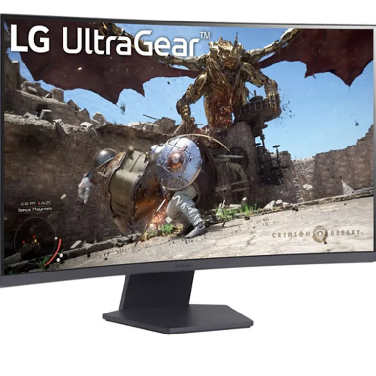 Monitor LG UltraGear 32GS60QC-B 32" QHD 2K VA 180Hz 1ms HDR FreeSync Curvo