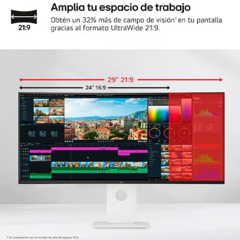 Monitor LG UltraWide 40U990A-W 40" 5K2K IPS 120Hz 5ms HDR FreeSync Premium Curvo