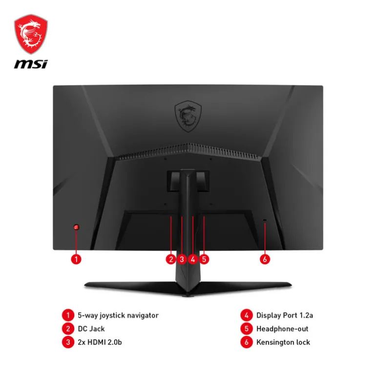Monitor MSI G27C4 E3 27" FHD VA 180Hz 1ms Curvo