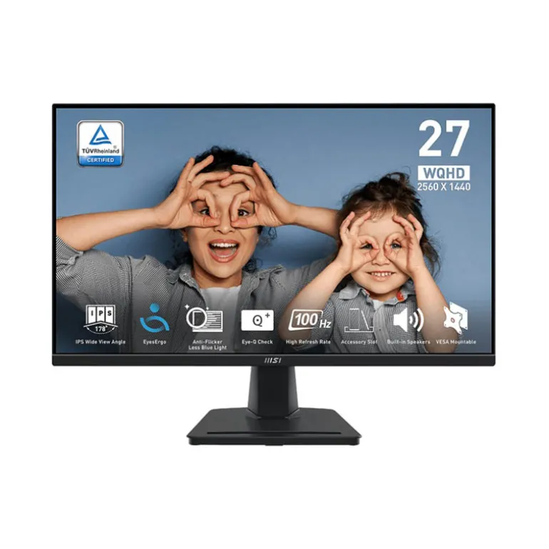 Monitor MSI PRO MP275Q 27" QHD 2K IPS 100Hz 1ms