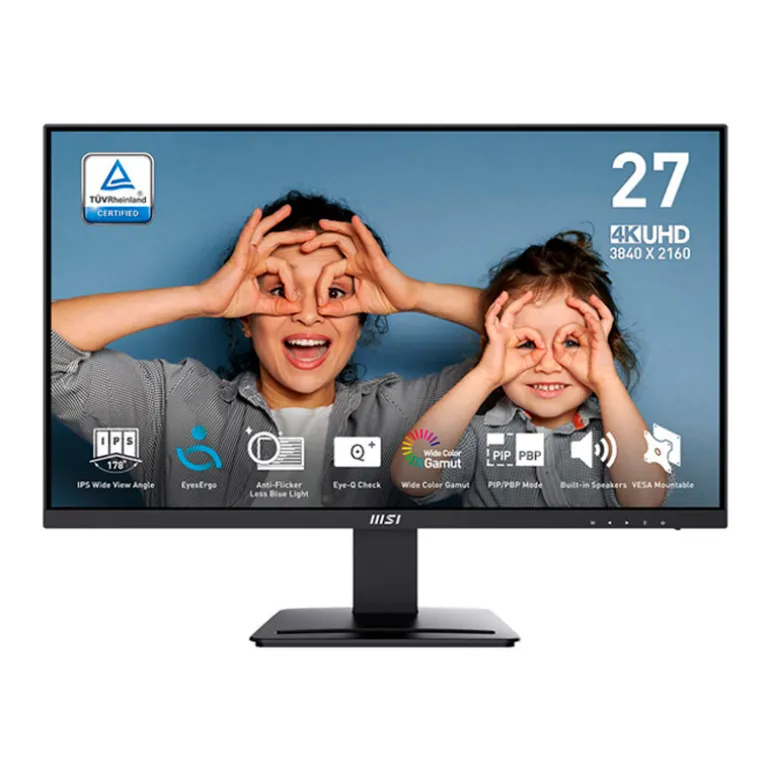 Monitor MSI PRO MP273U 27" UHD 4K IPS 60Hz 4ms HDR