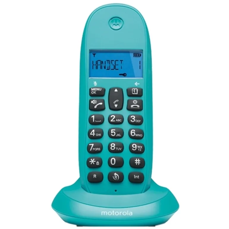 Motorola C1001 LB+ DECT Turquesa - Teléfono Inalámbrico