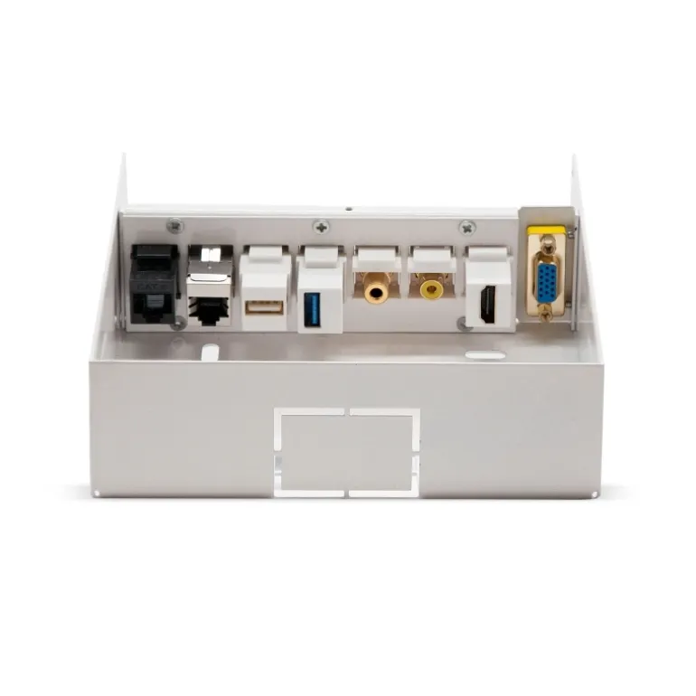 Nano Cable Multimedia de Pared VGA/HDMI/Jack3.5/RCA/USB/RJ-45 - Caja Conexiones