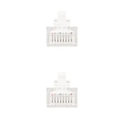 Nanocable Latiguillo RJ45 CAT.5E UTP Blanco 1.0m - Cable de Red
