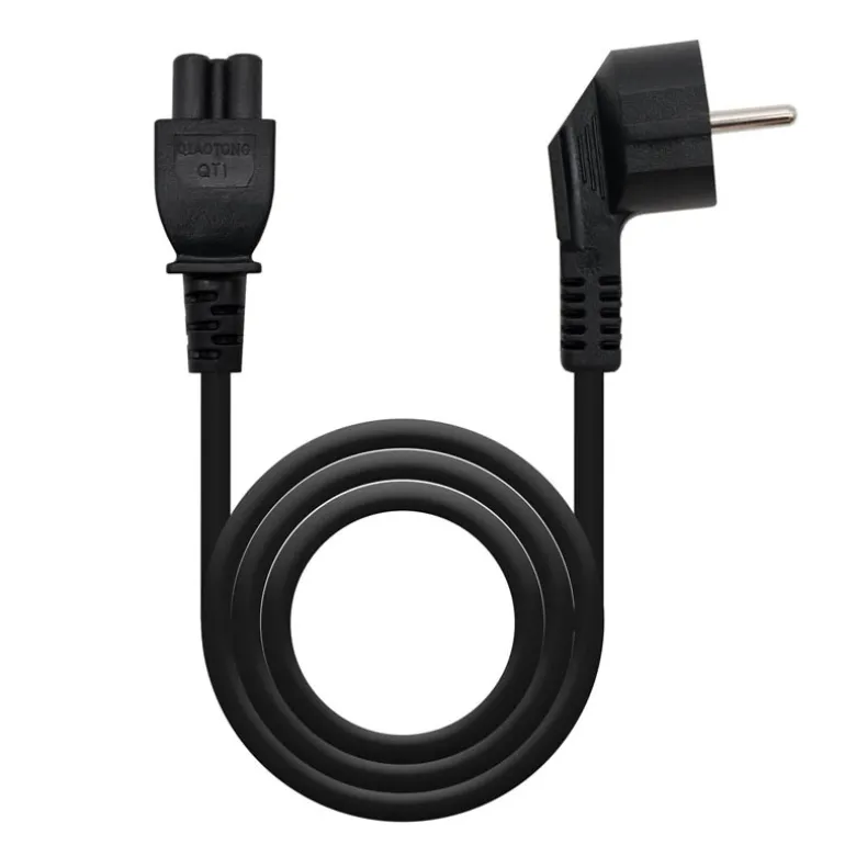 Nanocable Trebol CEE7 1.5m Negro - Cable Alimentación