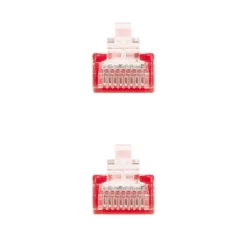 Nanocable Categoria 5 UTP 0,5m Rojo - Cable de Red