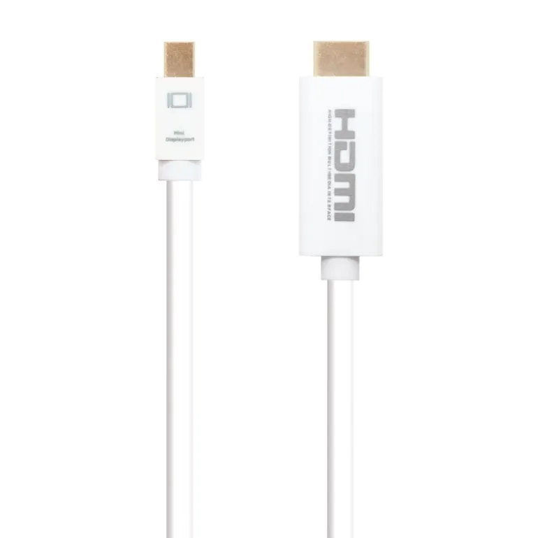 Nano Cable Conversor Mini DP a HDMI Blanco 5m - Cable HDMI