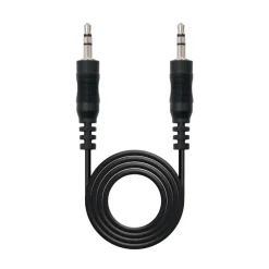 Nano Cable Jack 3.5/M a Jack 3.5/M Negro 15m - Cable Audio
