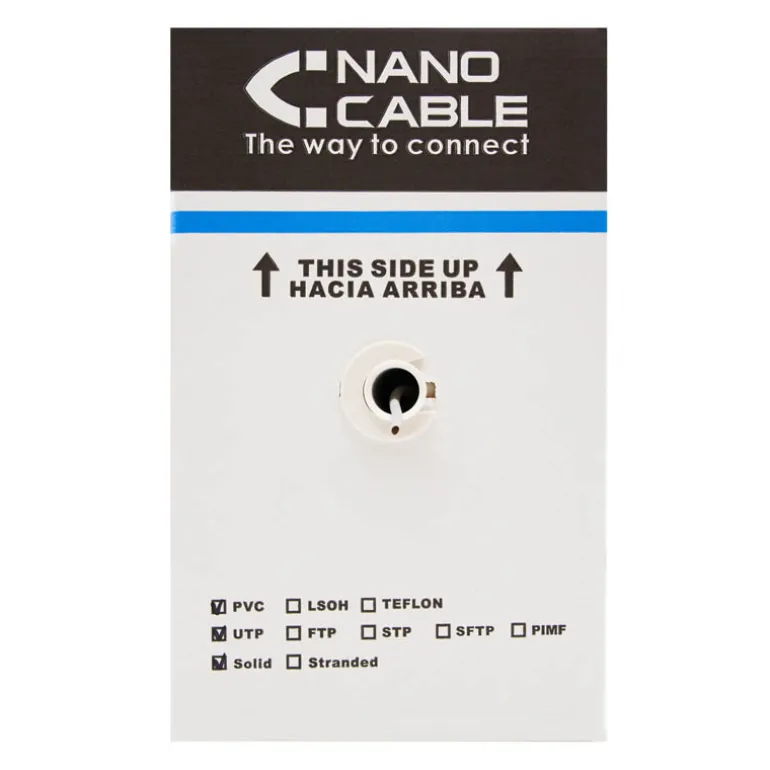 Nanocable RJ45 Categoria 6 UTP Bobina 305m - Cable Red