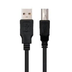 Nanocable USB 2.0 Tipo A/B 4,5m Negro - Cable USB