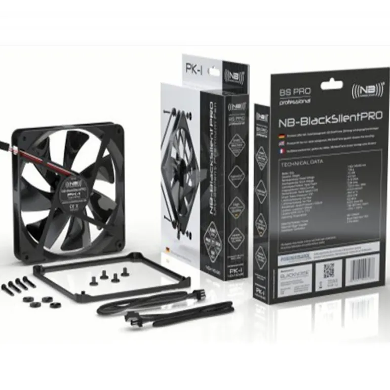 Noiseblocker BlackSilent PRO PL2 - Ventilador 12 cm