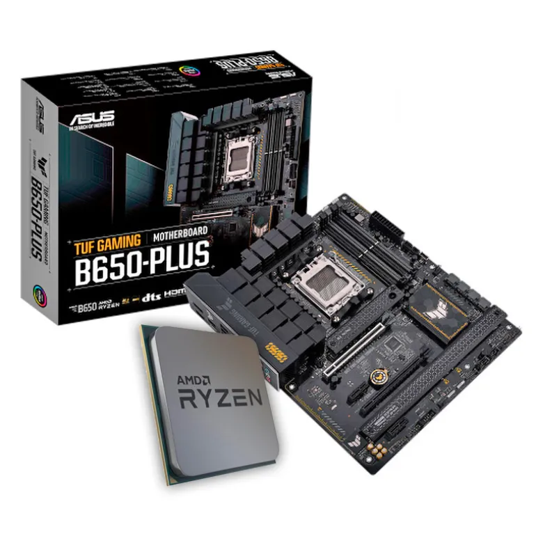 Pack AMD Ryzen 7 7700X 5.4Ghz Tray + ASUS TUF Gaming B650-Plus