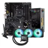 Pack Asus TUF Gaming B550-PLUS WIFI II + Asus Prime LC 360 ARGB Negro